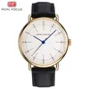 Fashion Simple Mens Watch Imperproof Le cuir en cuir STRAP Quartz Watch Designer Montres