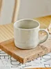Mugs Original Handmade Ceramic Hand Pinch Stoare Panda Coffee Cup Japanese Mug Water With The Spoon