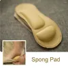 Chaussettes de femmes 1 paire arc support 3d massage de massage de santé en soie glace à la soie avec des tampons en gel