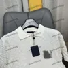 Xinxinbuy Men Designer Tee T-shirt 2024 Italie Knit Shirt Bridboard Grille Polo à manches courtes Coton Femmes Gris Blanc Blanc S-2xl