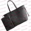 MM Größe 40156/M40995 Naverfull Luxury Designer -Tasche geprägt schwarze Blume Frauen Handtaschen Umhängetaschen Mode -Komposit -Taschen Lady Clutch Tote Tasche Frauen Geldbeutel Brieftasche