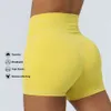 2024 Sport Yoga Shorts ausrichten lu Cross Taille V Cut Pilates Fitnessstudio Fiess Sport Crop Hosen enge Hintern Heben im Freien Tanzkreislauf Shorts B B