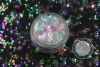 Glitter SR346364 Witte kleur met paars rood licht iriserende sterrenvorm glitter, Specular Luster Glitter voor Nail Art Diy Decoratie