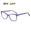 Sonnenbrille Shinu Progressive Multifokallinsen Myopie Brille Frauen Vergrößern Brillen Red Fashion Acetat Female Rahmen Custom