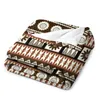 Cobertores Fijian Masi - Tapa Throw Blanket Sofá