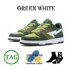 Tasarımcı Koşu Ayakkabıları Erkek Kadın Sk8 Sta Düşük Ayakkabı ABC Camo Mavi Beyaz Kırmızı Derece Yeşil Beyaz Patent Vintage Siyah Sarı Erkek Kadın Moda Tren Jogging Spor ayakkabı