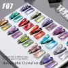 Kits Vendenei 15 couleurs paillettes Gel Broken Diamond Gel Rigon de ongle Magnétique Cat Oeil UV Gel LED Vernis Gel Gel Transparent Nail Art Lacquer