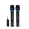 Microfones cantando Use Professional BT Recarando Mike Wireless Karaoke Microfone digital