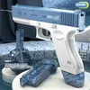 Toys Puns Electric Gun Launch Launch Water Pistol Children Summer Automatic Continuous High Pression Guns Rechargeable Splashing Kids Toys 240408