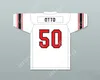 CUSTOM NAME NUMBER Jim Otto 50 Wausau East High School Lumberjacks White Football Jersey 1 Top Stitched S-6XL