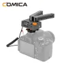 Microfones comica traxshot Super Cardioid Transformable Microfone de espingarda para iPhone Android Smartphone Canon Nikon Sony DSLR Câmera