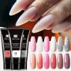 Sukienki 15 ml Poly Nail Gel Zestaw Acryl Polygels Zestaw z lampy LED UV wszystkie do paznokci manicure szybkie przedłużenie paznokcie żelowe rytony