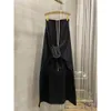 2024 Women's Clothing Irregular big ears and extra long floor-length hip-hugging skirt Spring Summer New408