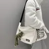 Shoulder Bags Bandolera De Lona Para Mujer Ropa Japonesa Un Solo Hombro Bolso Escolar Estudiantes A La Moda 2024...