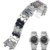 HorlogeBand Armband voor ap Royal Oak 26mm Mannen Metal Band Horloge Accessorie Solide Roestvrij Stalen Horloge Band Keten9754206