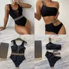 Terno de banho de luxo Designer de maiô de uma peça Biquíni Bodysuit Swim Terno de natação verão Summer Sexy Beach Holiday Bathing Swimwea de banho de banho de alta qualidade