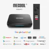 Box MECOol KM9 Pro Google Certyfikat Androidtv Android10 4 Go 32 Go Km2 2GB 16 Go Processeur Amlogic S905X2 9,0 km3 ATV 4G 64G 4K Smart TV Smart