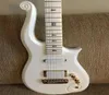 Diamond Series Prince Cloud Cloud White Electric Guitar Alder Maple Maple Neck Symbol Incluste Trelus Gold Trels Tawring around Tailpie9138272