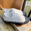 Sneakers designer canvas skor gitter kvinnor vintage casual calfskin emed läder lappade tränare plattform sneaker