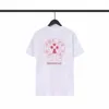 2024 Summer Paris Designer 3D Lettre surélevée Classic Fashion T-shirt de coton décontracté pour hommes et femmes à manches courtes