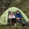 Tentes et abris MOBI Garden extérieur camping pluvieux et vent 2-4 personnes de voyage de voyage transporteront le hall de tente ensoleillée l48