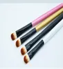 4 couleurs Handle de bois en bois synthétique Détail des cheveux pour fard à paupières Eyeliner Brosse professionnel outil de maquillage professionnel Brosse de l'ombre BR0256328699