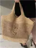 ICAre Raffias Projektantka torba ręcznie wysunięta torebka słomiana torebka duża pojemność dla kobiet na plażę Podróż letnie wakacje