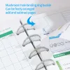 Gloves 100pcs 24mm Mushroom Hole Binding Discs Notebook Rings Binder Plastic Heart Binding Rings Binder Diy Scrapbook Office Supplies