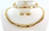 Nuovo design Collane di moda Orecchini Braccialetti Anelli Gioielli Australia Crystal Gold Ploted Sets3275115