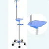 Hooks IV Pole Stand verstelbare zakhouder roestvrij staal met wielen voor servicecentra Nursing Homes Bedden