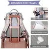 Sac à dos Voyage aérien pour les femmes Airplane léger sac à dos imperméable Multifonctional Notebook Sac d'affaires avec chaussures Pocket