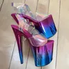 Buty taneczne 20 cm/8 -calowe TPR Upper Sexy Exotic High Heel Platforme Party Sandals Sandals Pole pokazuje 138