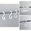 Hooks 8pcs S With Safety Buckle Anti-drop White Clear Plastic Hanger Storage Kitchen Utensil Clothes Towel Bag Hat 6.4cm/2.5in