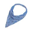 Écharpes bands de coiffure à imprimé flore Yoga Sports Elastic Headwear Triangle Bandanas Accessoires Bohemia Femmes Bandeau