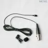 Microphones Mini Ta4f 4pin Tie Clips Lavare Microphone pour Shure Wireless System Beltpack Système omnidirectionnel MICS