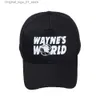 Ball Caps Waynes Wereldhoed merk Snapshot Cotton Baseball Cap Mens Hip-Hop Dad Truck Hat Directe verzending Q240408