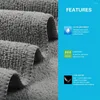 Handduk Sinland Microfiber hårtorkning Handdukar Handsalonggym Ultra tjockt för Spa Els Home