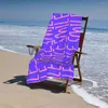 Serviette doodle texton serviettes de plage piscine grand sable sans sable microfibre sans baignoire légère nage