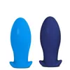 Enorme vibrador líquido líquido silicone anal plug butt plug mole masturbação de masturbação ânus estimulação