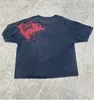 Lettre rétro européenne et américaine Skull Imprimé Tshirt lâche Y2K Street Harajuku Niche Trend Casual Sell Sellleeved 240329