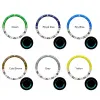 Kits 38 mm Bisel de reloj luminoso para SKX007 SKX011 Relojes de buceo modificado Parte de resina Insertar anillo de reemplazo de anillo