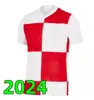 크로아티아 축구 저지 2024 유로 컵 새로운 2024 Croatie 국가 팀 24 25 축구 셔츠 남성 키트 키트 세트 홈 어웨이 블루 맨 유니폼 모드 kovacic pasalic perisic