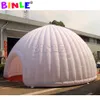 10x10x4,5 mh (33x33x15ft) Dostosowany namiot nadmuchiwany białe powietrze z LED LED Oświetlenie Giant Wedding Pavilion Igloo Party