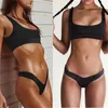 Swimwear féminin Sexy Bikini Low taille maillot de bain pour femmes