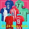 23 24atletico madrids futbol formaları griezmann 2023 2024 120. yıldönümü 23 24 m.llorente saul koke correa lemar futbol gömlek erkek çocuk kit seti üniformalar