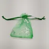 Enveloppe-cadeau 100pcs 10 Color Sacs Butterfly Organza pour femmes Sac de fête de mariage mini emballage de rangement de Noël