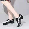 Dansschoenen swdzm dansen voor mannen dames sport moderne jazz zachte buitenzool adem sneakers dames oefenen