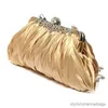 Sacs de soirée Femmes Crystal Embrayage Sac d'embrayage pour femmes Sac à main de mariage Prom Prom Purs Sac à volants Sac à volants