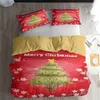 Bedding Sets HELENGILI 3D Set Christmas Print Duvet Cover Lifelike Bedclothes With Pillowcase Bed Home Textiles #SD-52