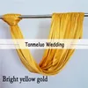 Party Decoration 3x6M/10x20Ft Ice Silk White&YellowGold Wedding Backdrop Event Banquet Drapes Curtain El Stage Background Panel